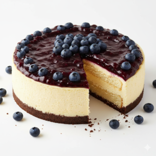 Blueberry Cheesecake Cake