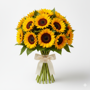 Sunflowers bouquet