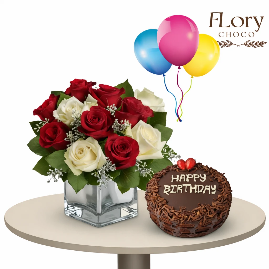 Blooming Birthday Wishes floral gift to surprise loved ones on birthdays with fast online flower delivery in Qatar.