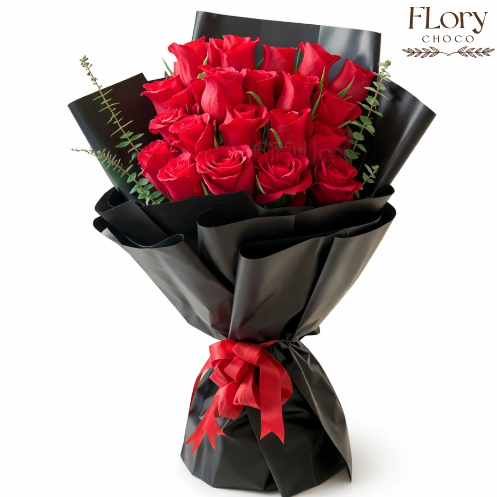 Affiora hand-tied bouquet – ideal last-minute anniversary and romantic floral gift delivery in Qatar