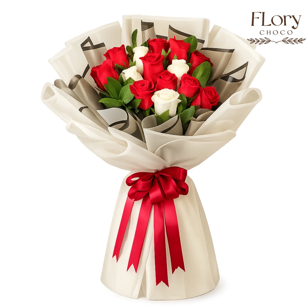 Last-minute gift? Bloomia Bouquet, perfect anniversary and special occasion floral gift with fast flower delivery in Qatar