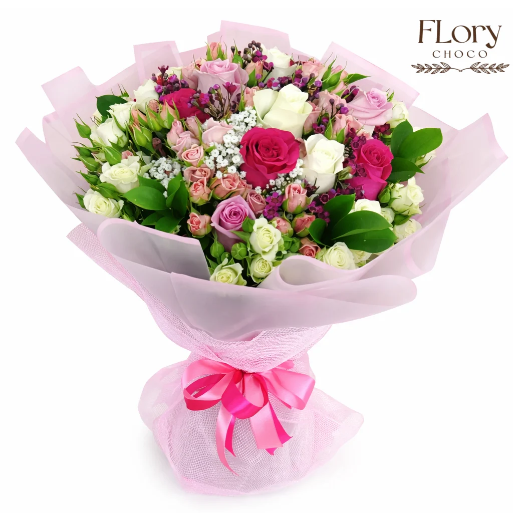 Last-minute gift? Passia Bouquet, perfect hand-tied floral gift for birthdays and anniversaries in Qatar