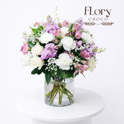 Soft Blush Flower Arrangement