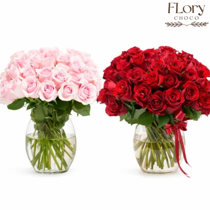 Valentine Twin Love Vases