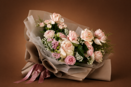 Luxury style bouquet featuring an elegant arrangement, perfect for any occasion and gesture, with same-day delivery across Doha, Qatar 